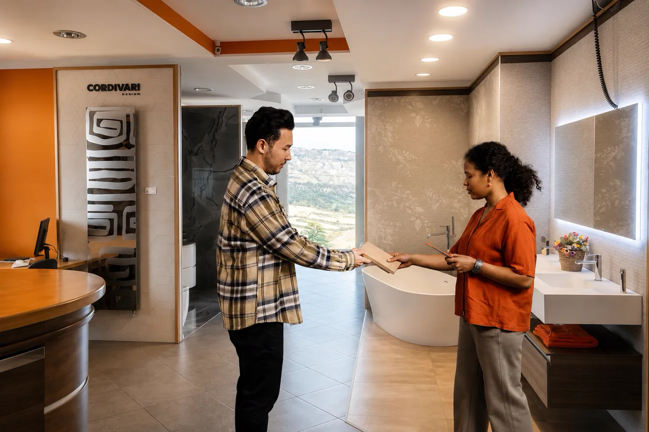 Consulenza personalizzata nello showroom Parise