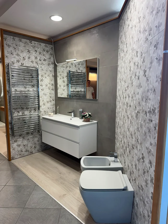 Bagno con termoarredo